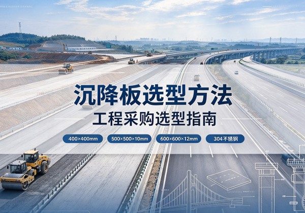 旅顺口沉降板选择方法